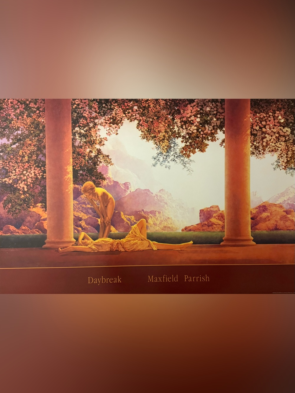"Daybreak" Art Print by Maxfield Parrish